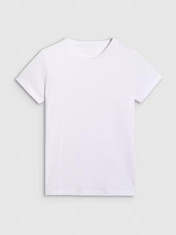 T-shirt slim gładki damski 4F 4FWMM00TTSHF2255 6/7