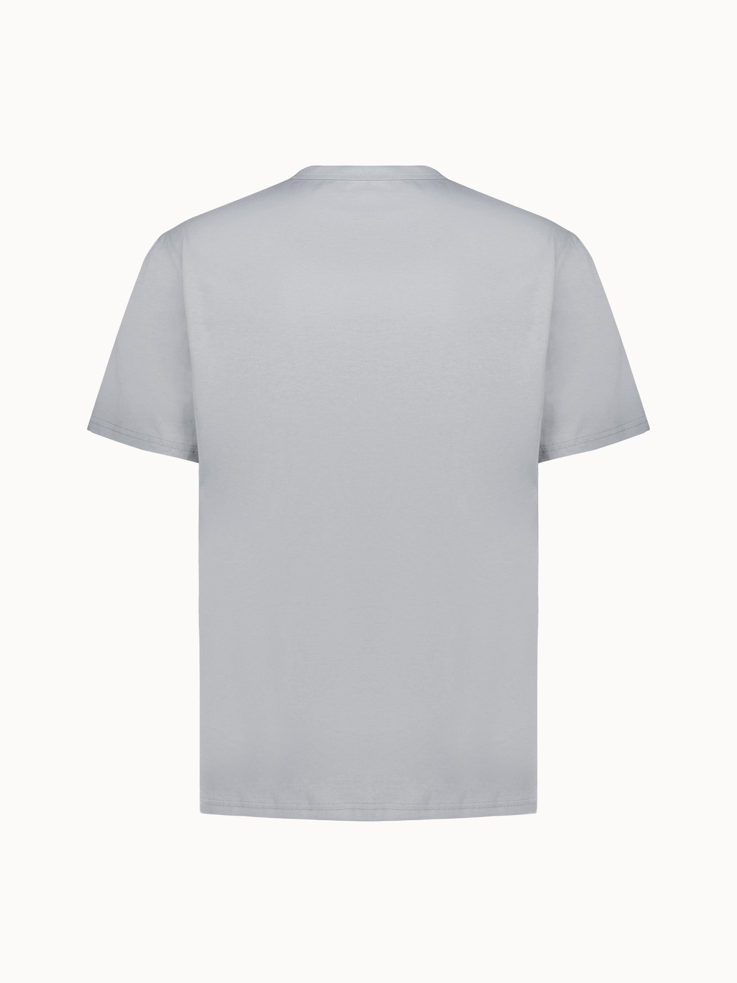 T-shirt relax en jersey de coton 3/4