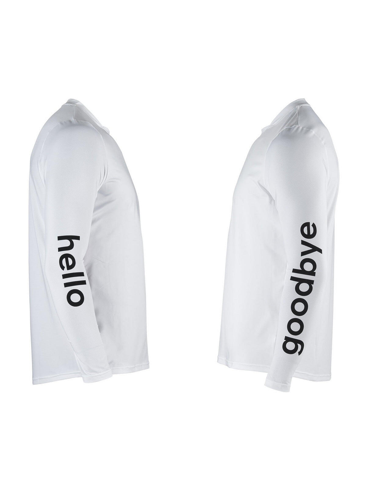 Koszulka rowerowa NORTHWAVE Bomb Hello Goodbye Jersey L/s biała 2/3