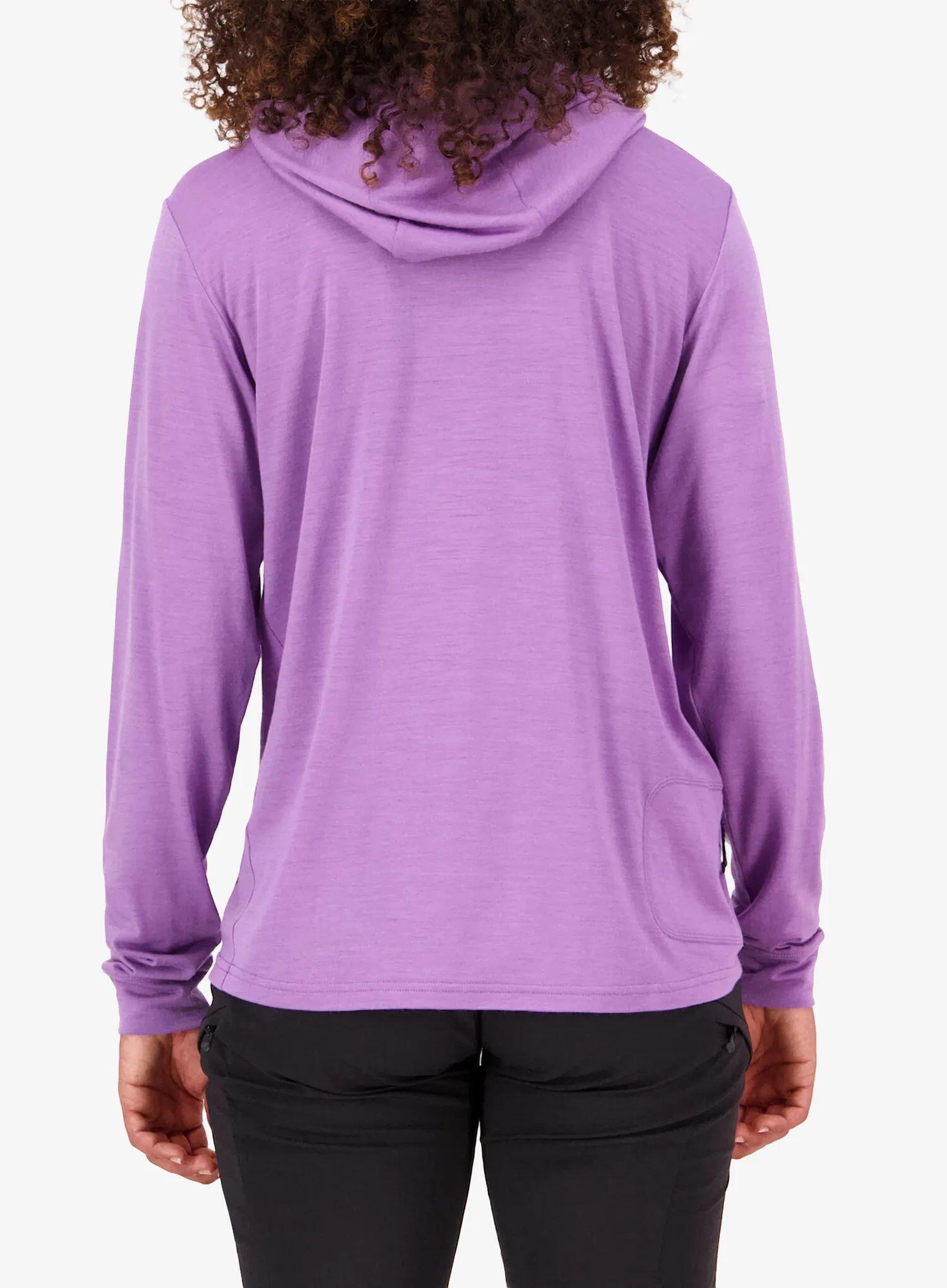 Bluza z kapturem damska Mons Royale Pivot Merino Long Sleeve Hood 2/4