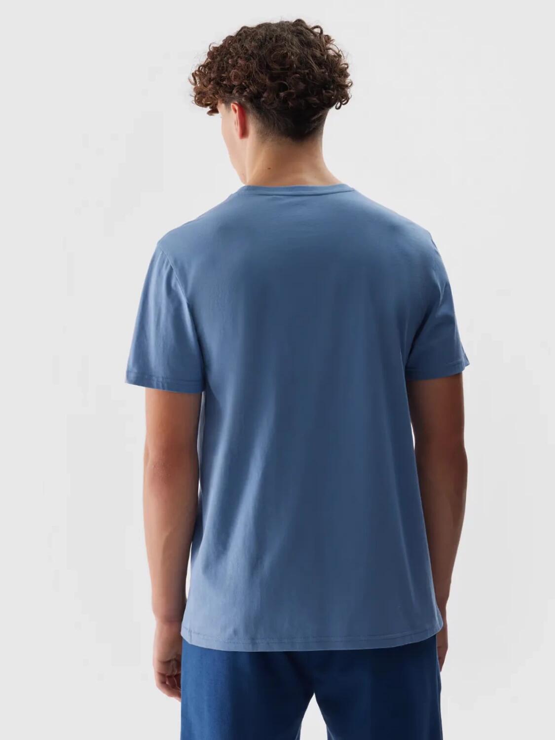 T-shirt męski bawełniany 4F 4FWSS25TTSHM3096 3/5