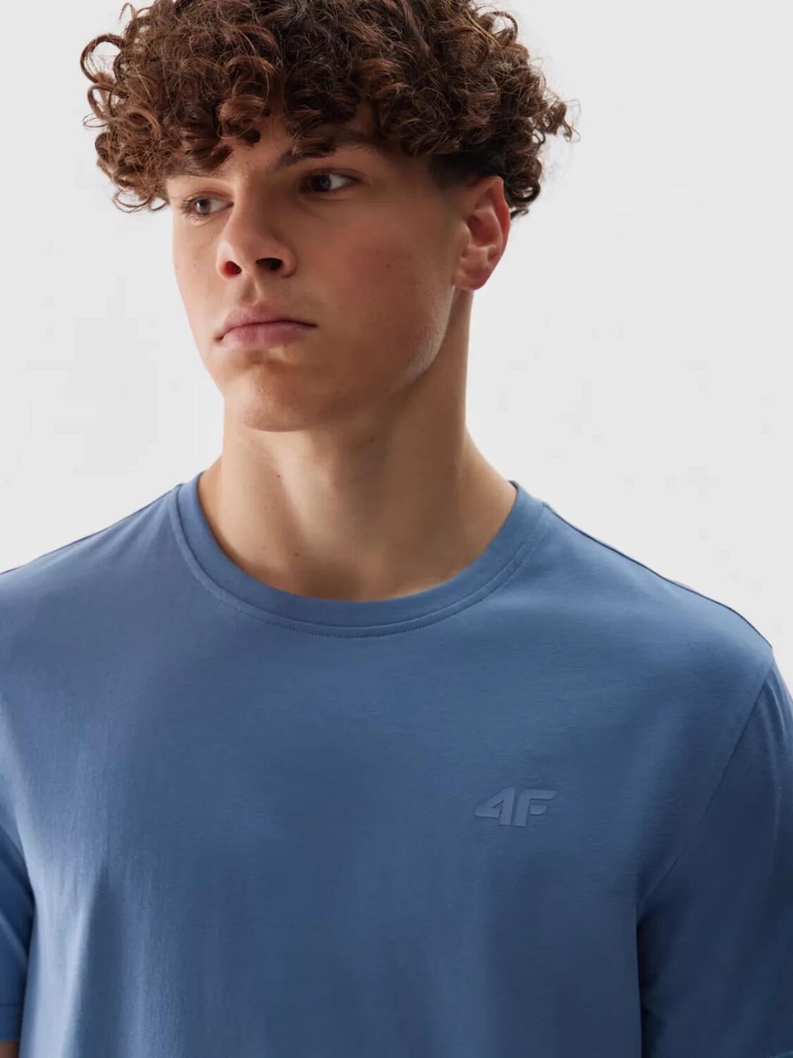 T-shirt męski bawełniany 4F 4FWSS25TTSHM3096 2/5