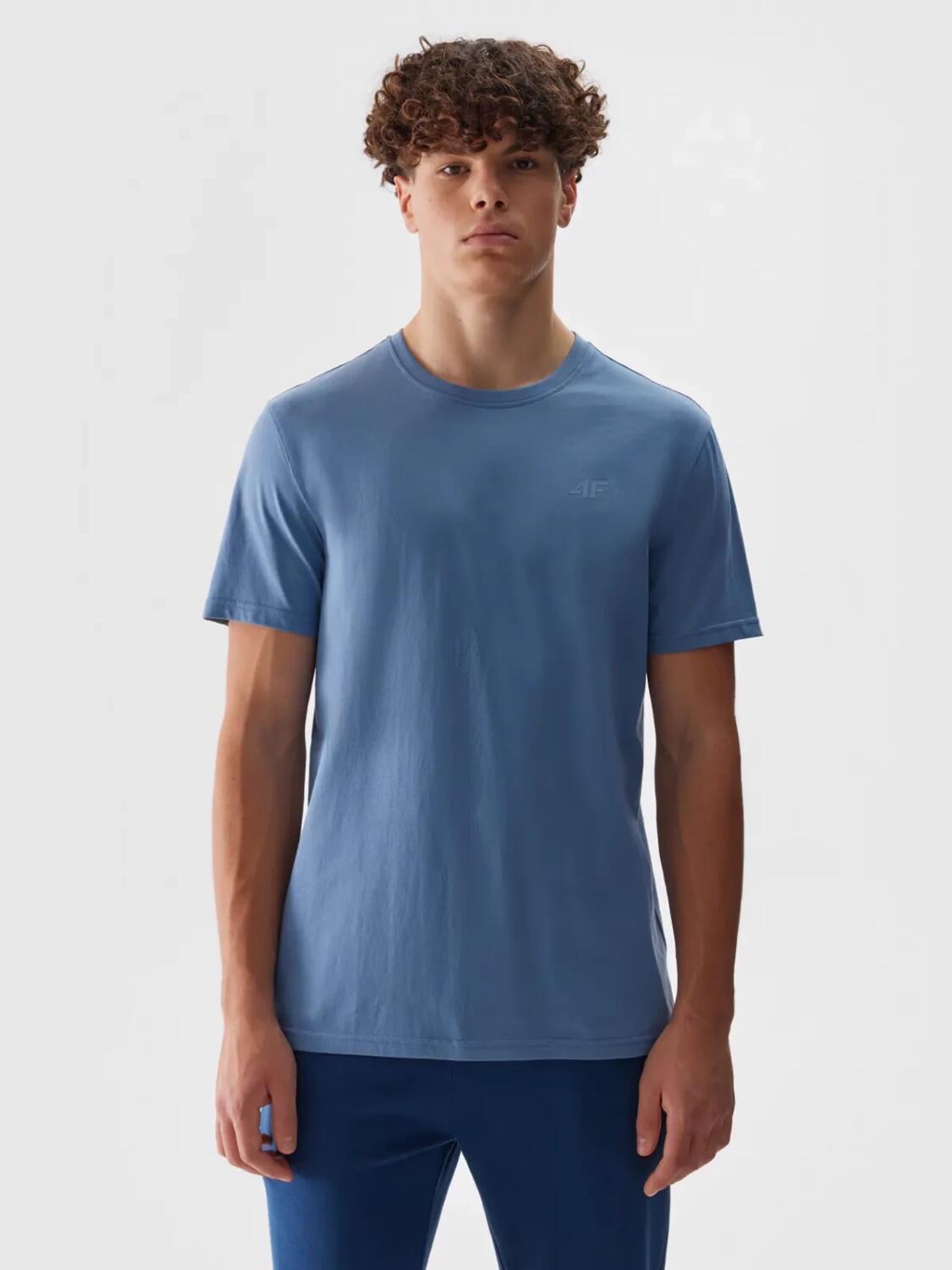 T-shirt męski bawełniany 4F 4FWSS25TTSHM3096 4/5