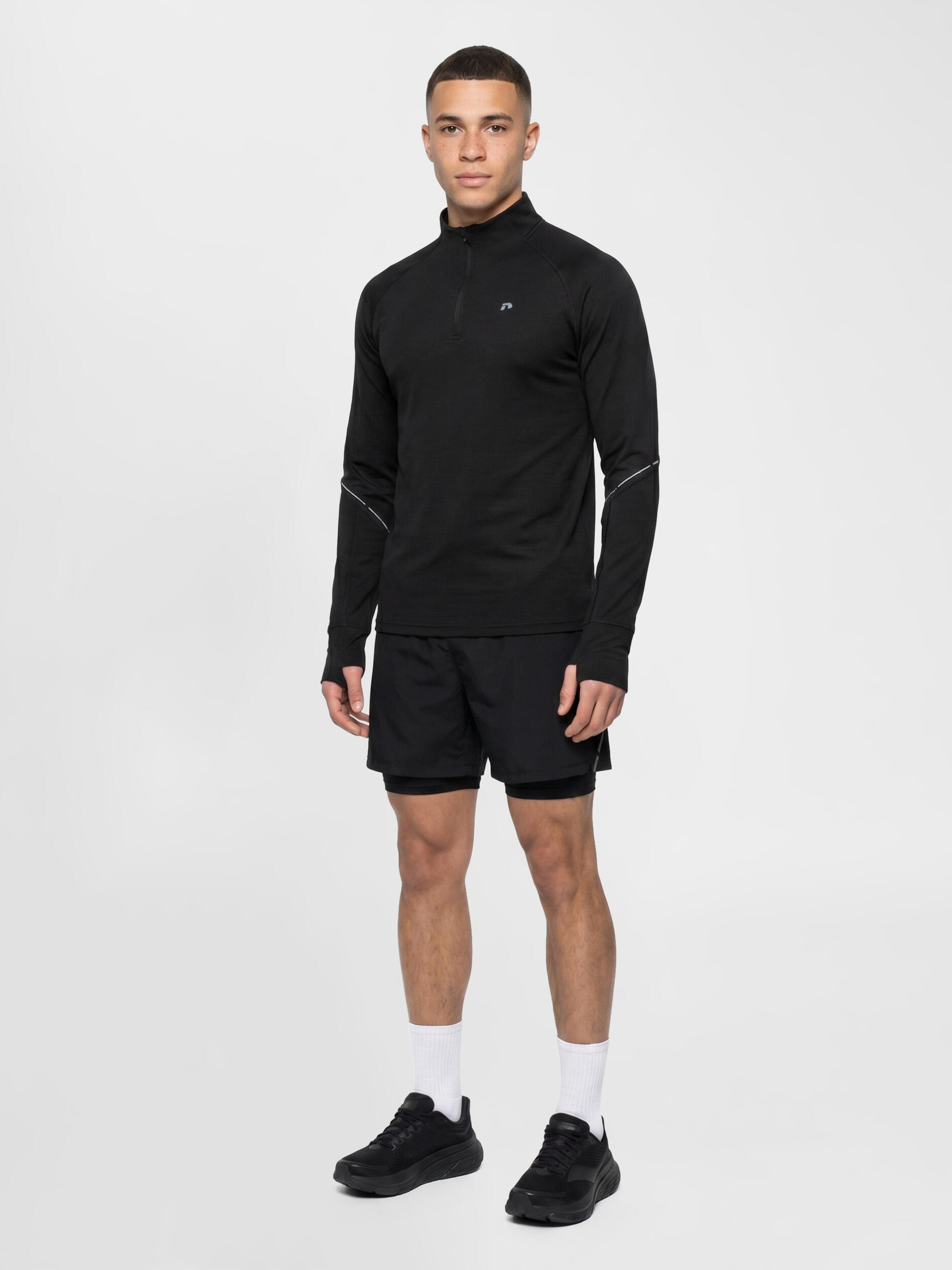 Media Cremallera Zip Chaqueta Nwlpower Ejecutar Hombre 2/7