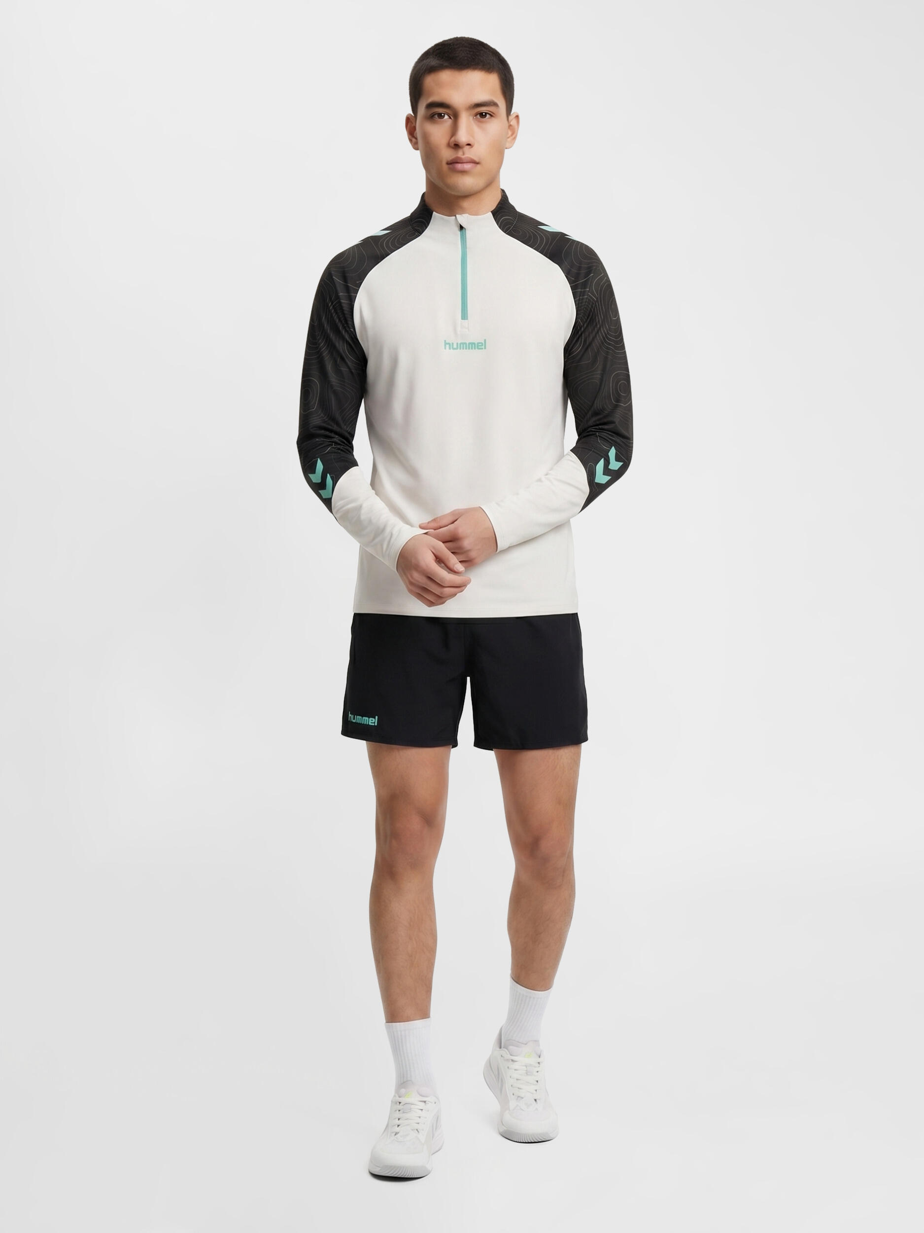 Halve Rits Sweatshirt Hmlblaze Heren 2/6