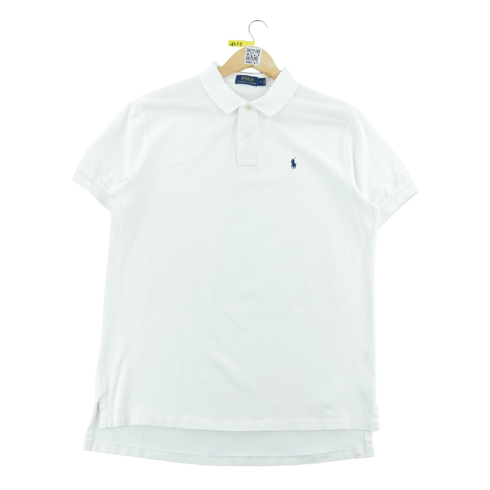 Polo maniche corte uomo bianco 2/7