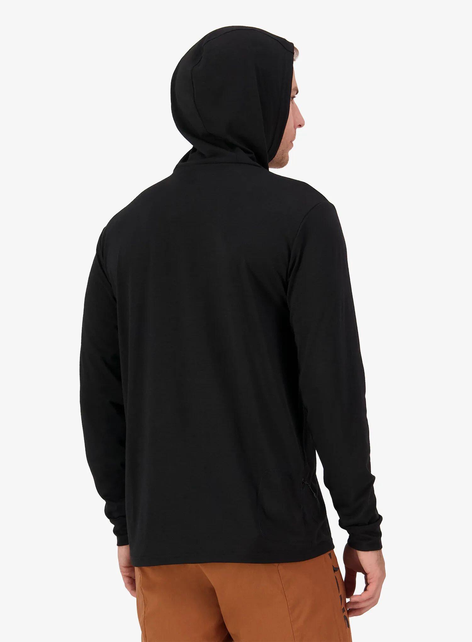 Bluza z kapturem Mons Royale Pivot Merino Long Sleeve Hood 2/3
