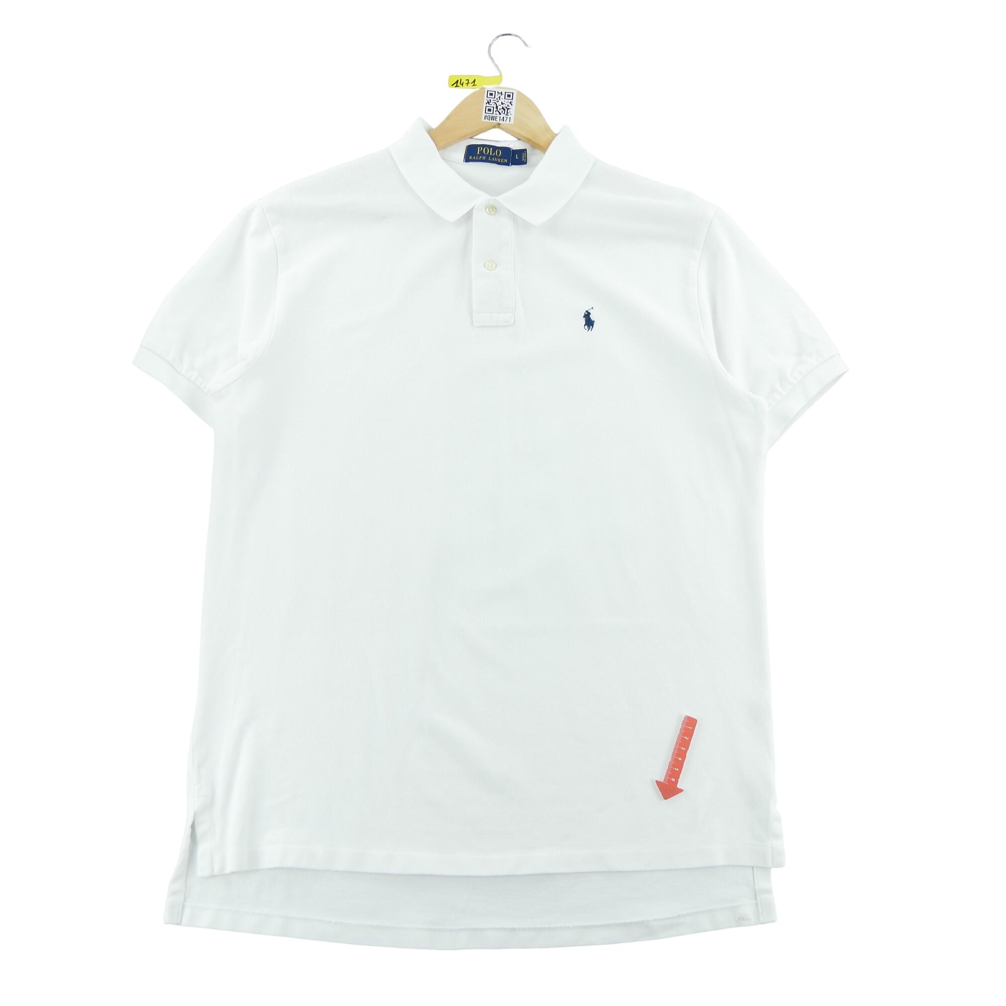 Polo maniche corte uomo bianco 4/7