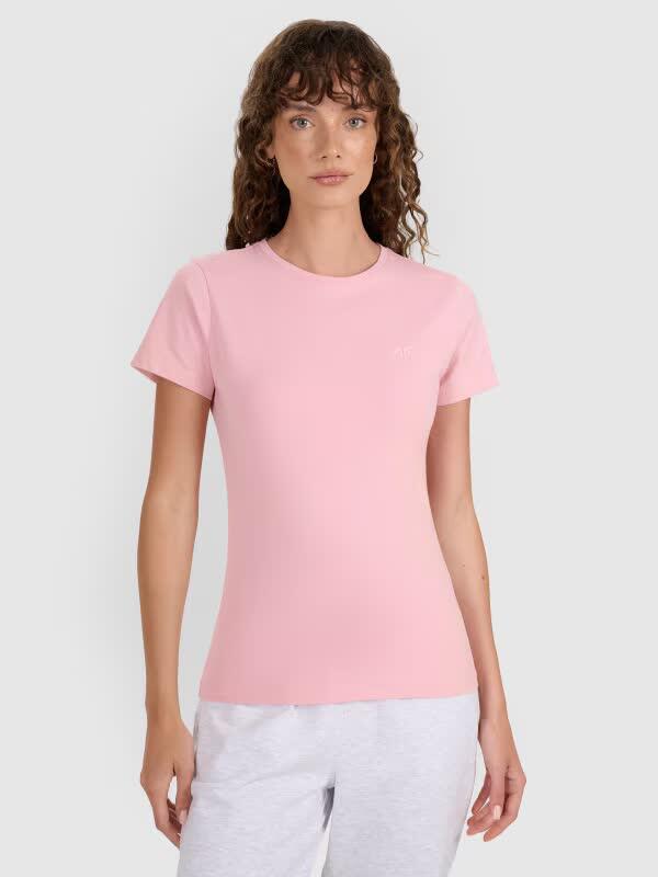 T-shirt slim gładki damski 4F 4FWMM00TTSHF2255 7/7