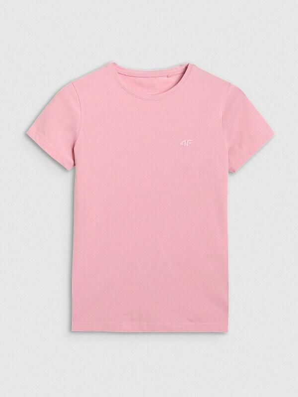 T-shirt slim gładki damski 4F 4FWMM00TTSHF2255 5/7