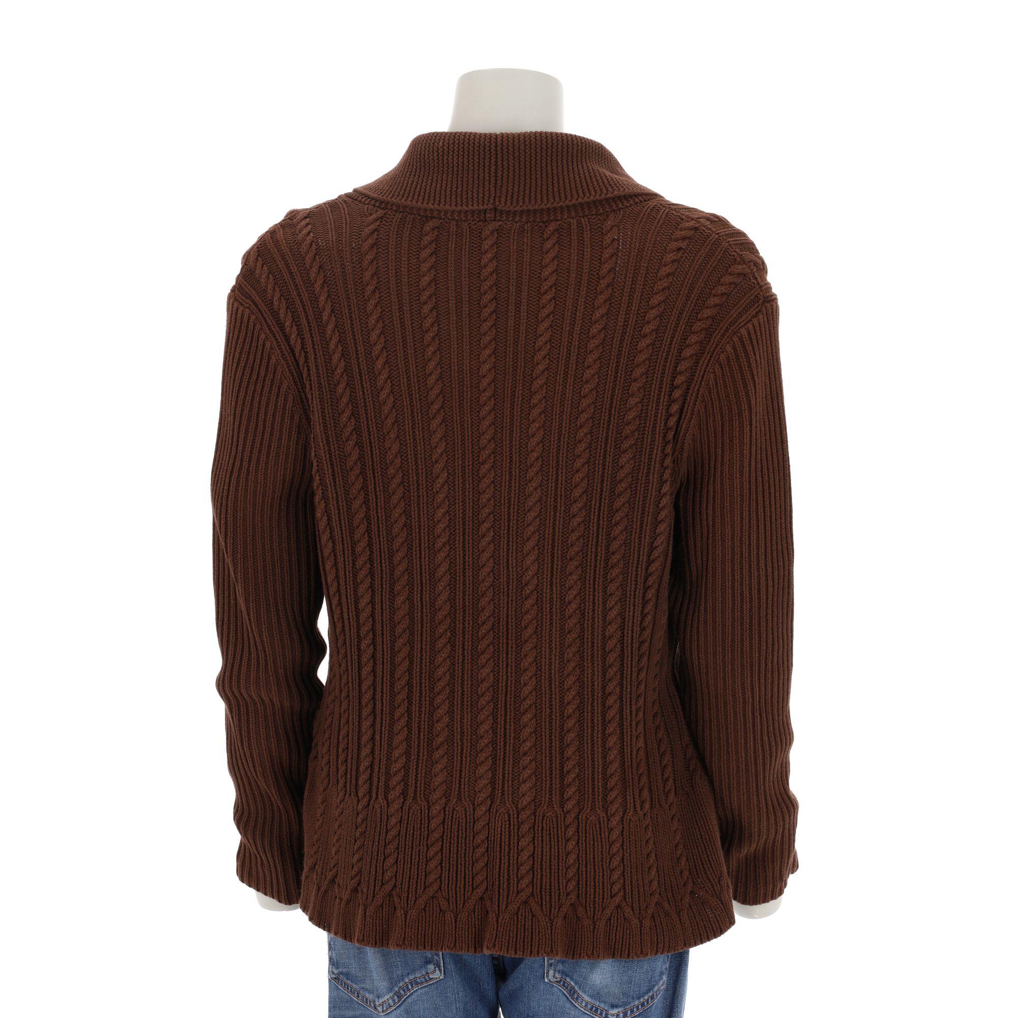 Cardigan donna Lauren Ralph Lauren torsadato 2/7