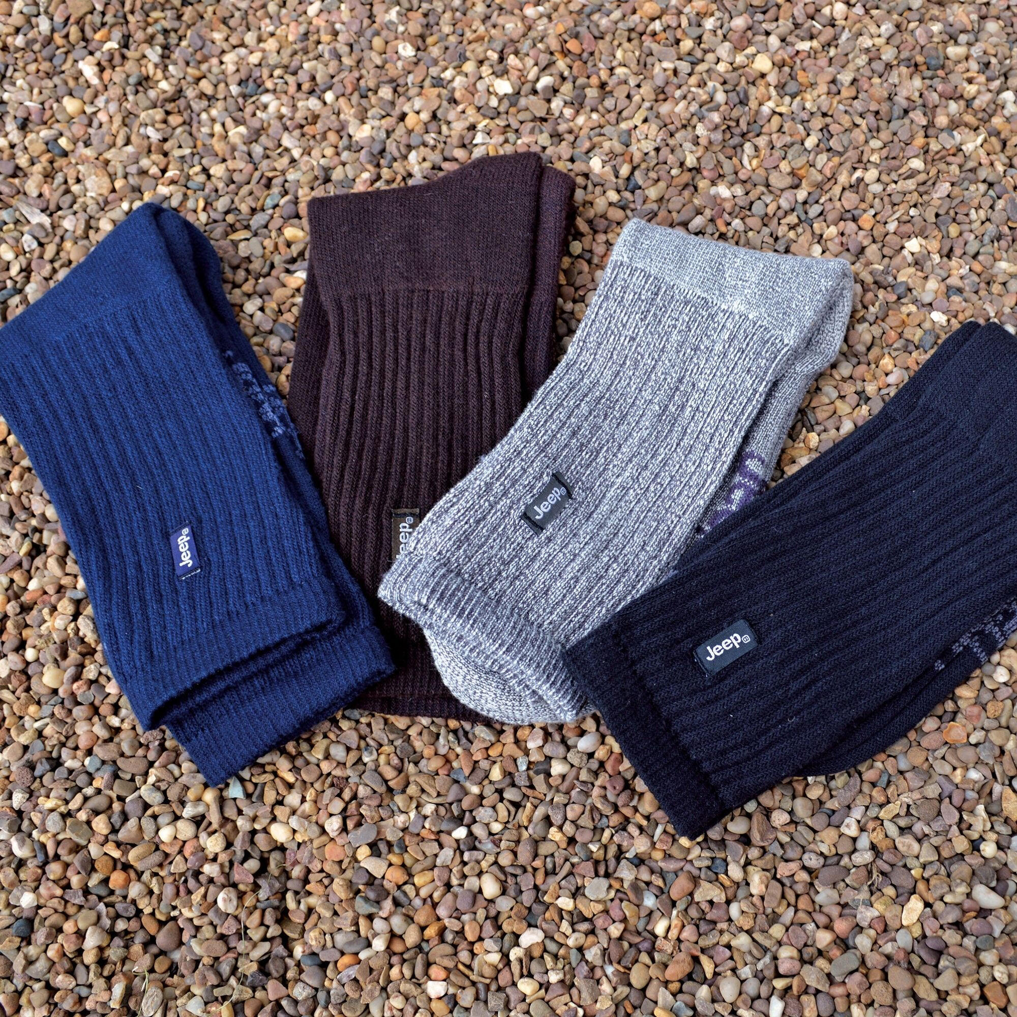 3 Pack Mens Vintage Cotton Cushioned Socks for Hiking Boots 4/5