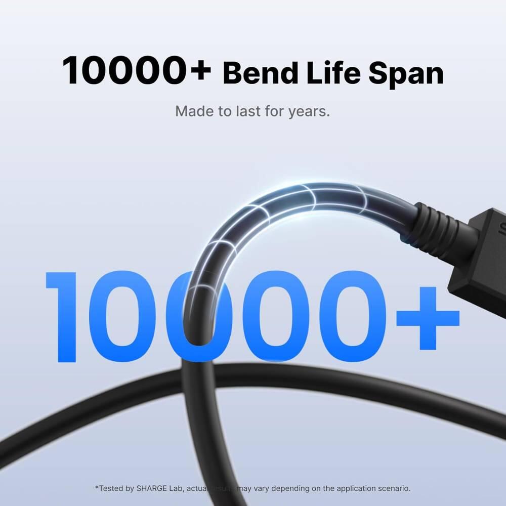 60 W USB C Ladekabel 0,6 m 2/4