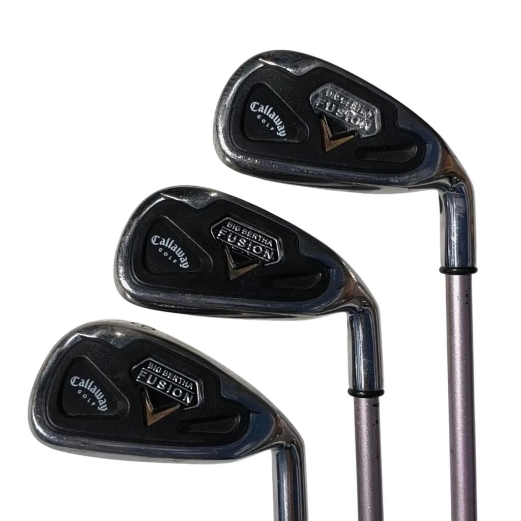 Callaway Big Bertha Fusion Iron Set / 3-6i+8-PW / Flex Ladies / Graphite