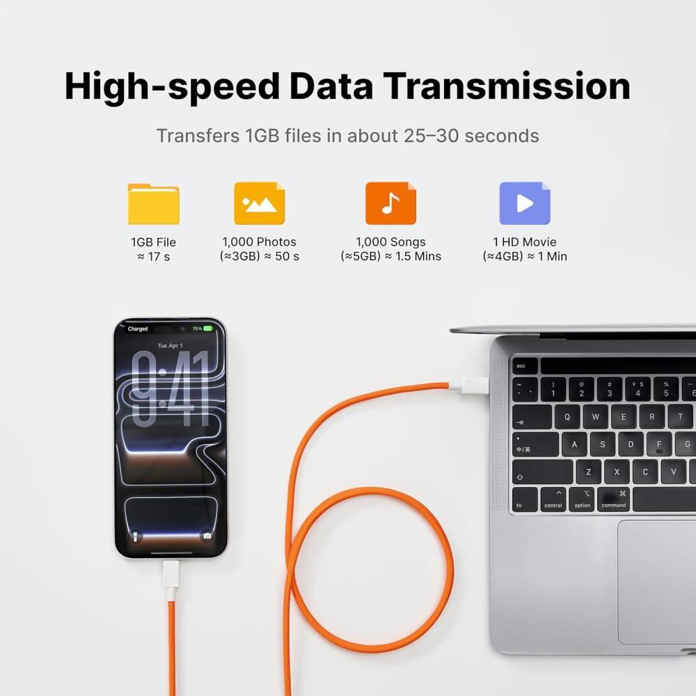 240-W-USB-C-Ladekabel 1 m mit Kabelmanagement 6/7