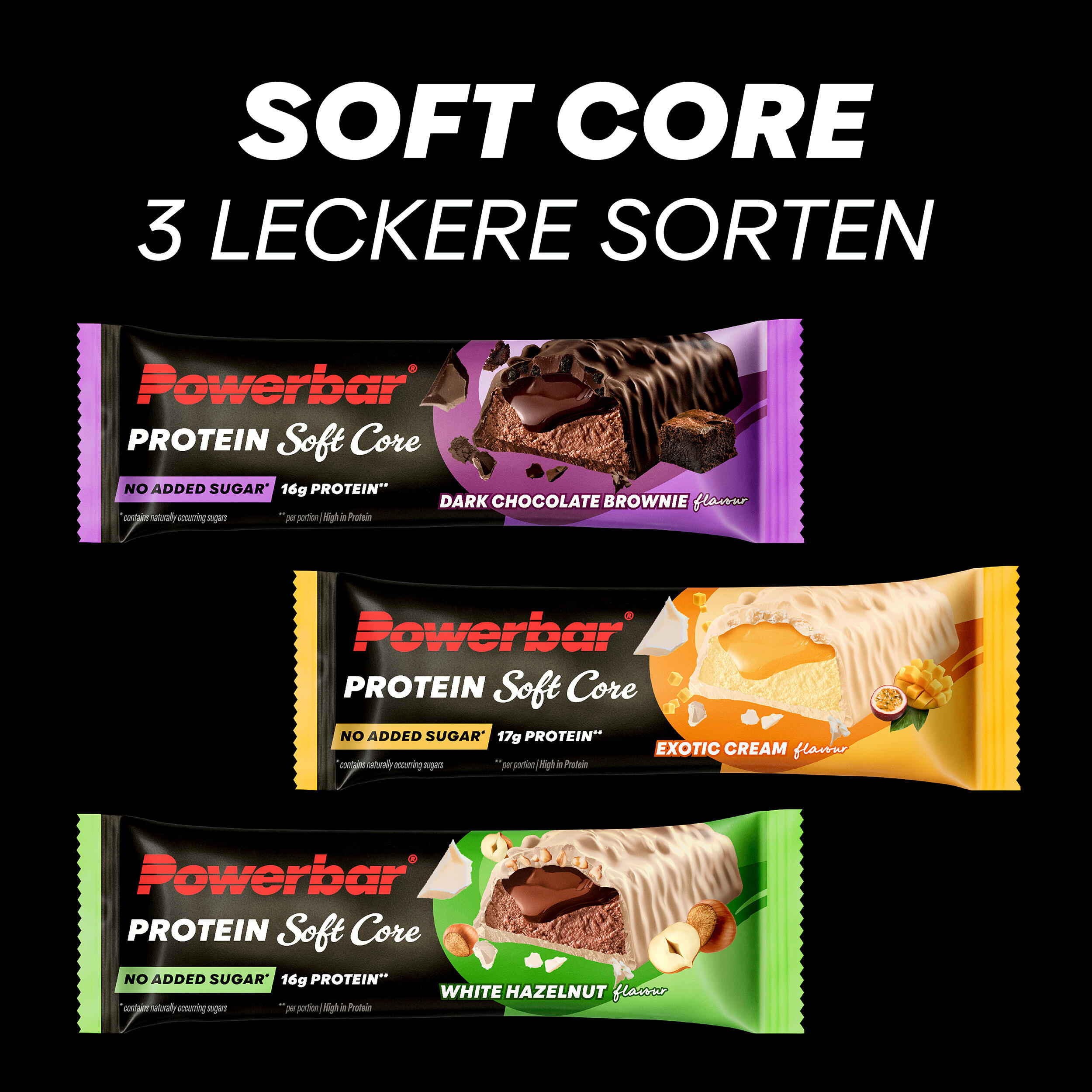 Soft Core Exotic Cream 12x48g High Protein Low Sugar Riegel 2/5