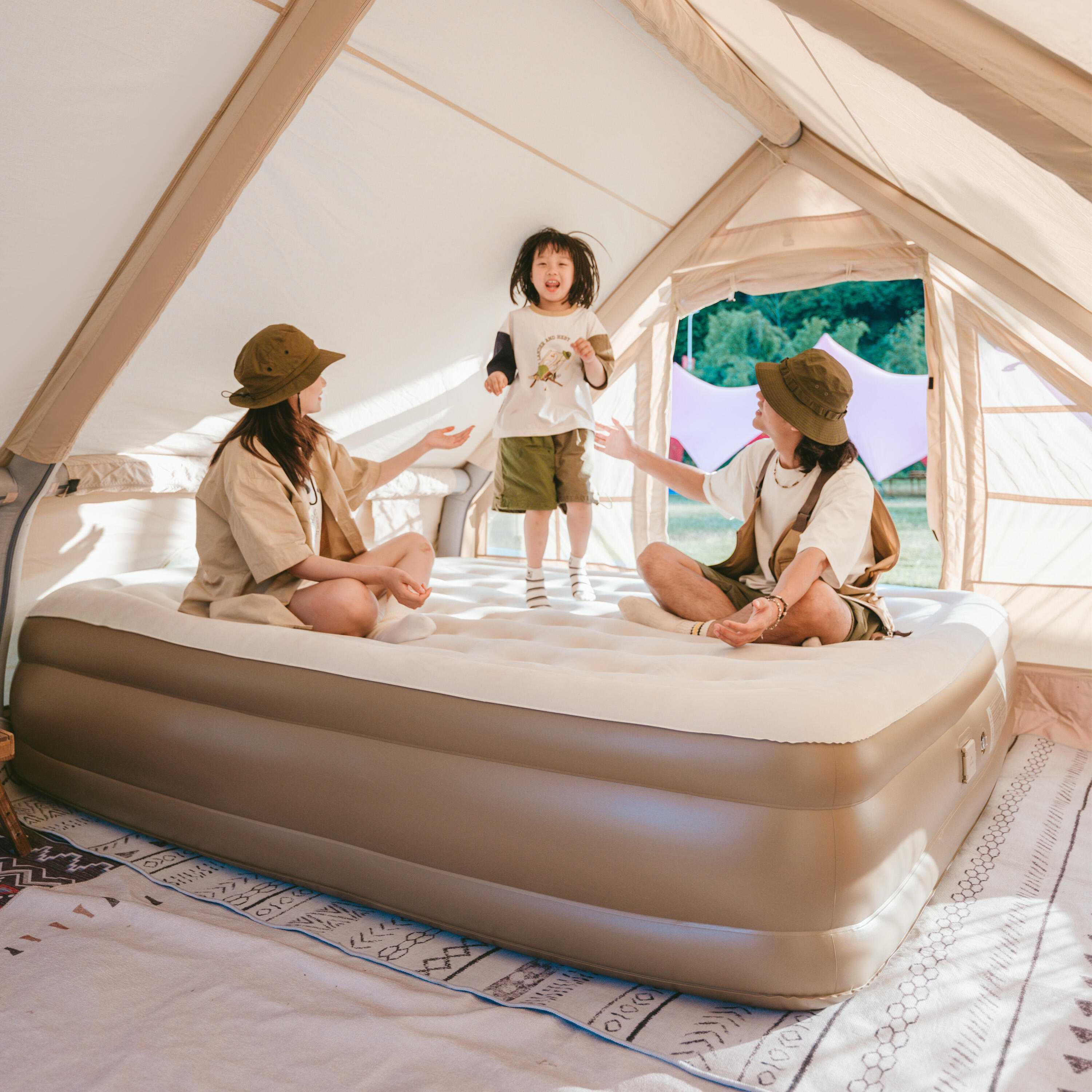 Horizon Elektrisch Luchtbed voor 3 Personen – 200 × 180 × 45 cm 4/7