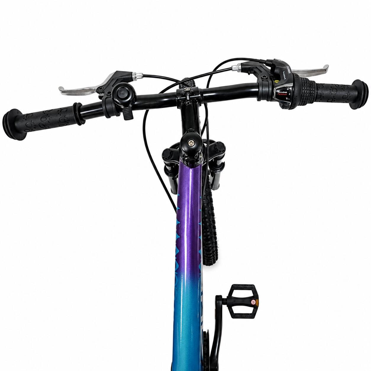 Kinderfahrrad DHS Terrana 2023, Modell 2026 – 20 Zoll, blau-violett 7/7
