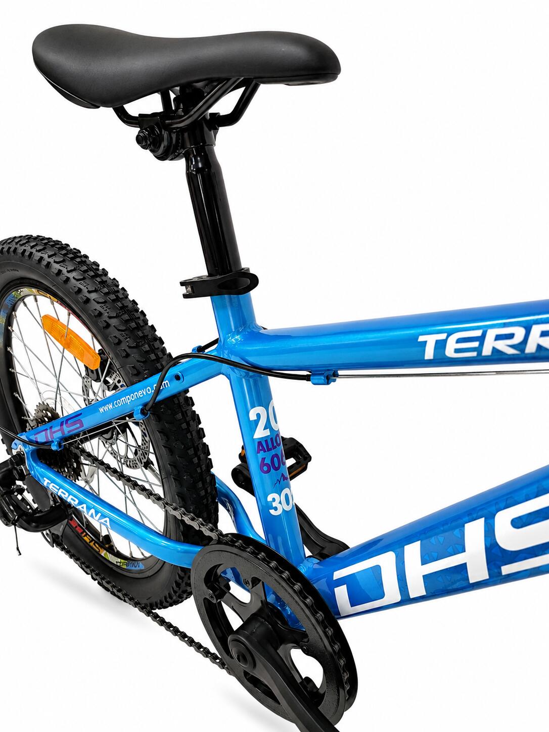Kinderfahrrad DHS Terrana 2023, Modell 2026 – 20 Zoll, blau-violett 4/7