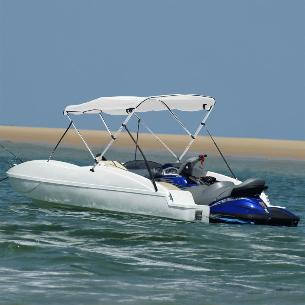 VidaXL tendeau Bimini 3 arceaux avec parois latérales 183x(154–167)x137 cm 1/1