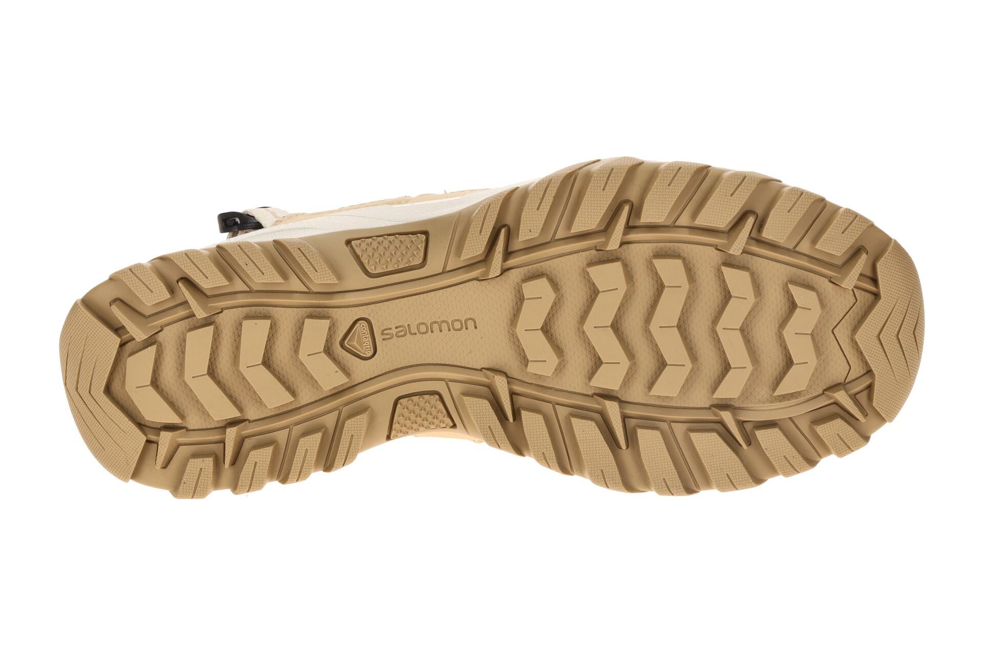 Salomon Alhama Schuhe beige gelocht Damen 477868 7/7