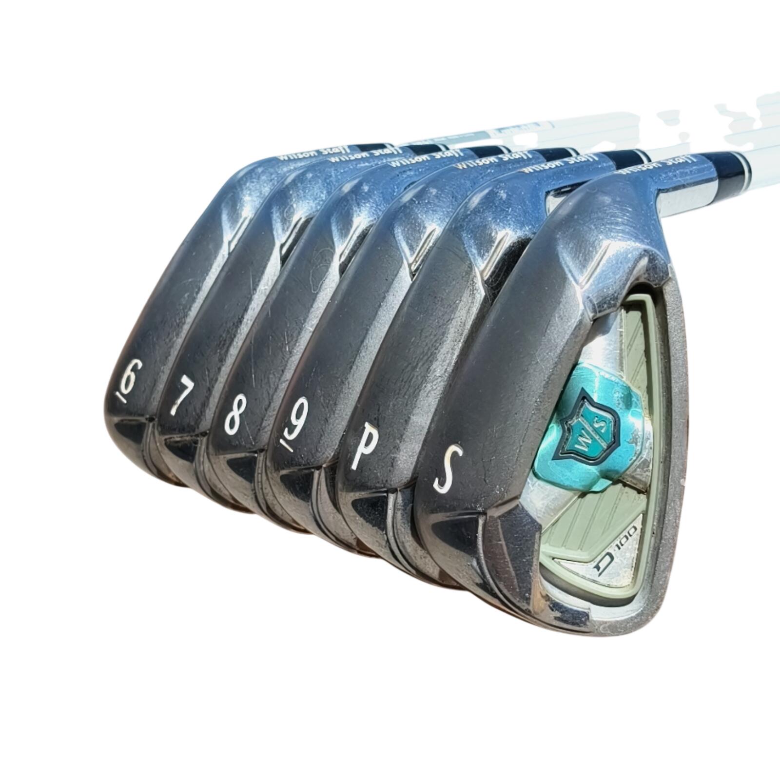 Wilson Staff D100 IJzerset / 6-PW+SW / Flex Ladies / Grafiet 3/7