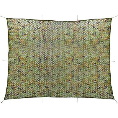 VidaXL Rete mimetica 3 x 4 m con sacca