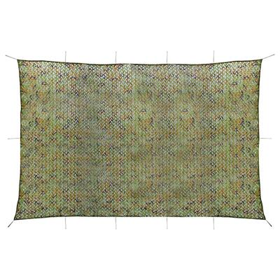 VidaXL Rete mimetica 4 x 5 m verde