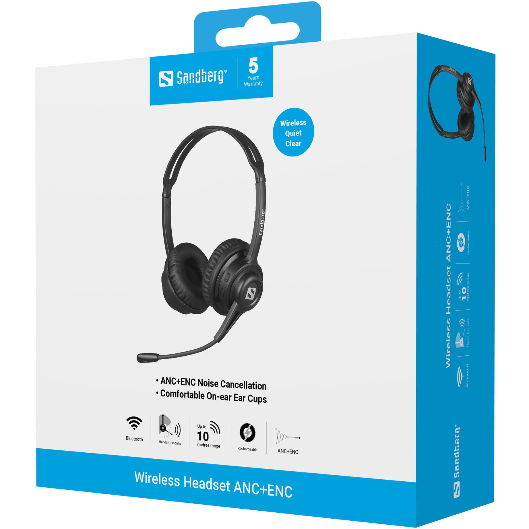 Headset SANDBERG Wireless ANC+ENC 7/7