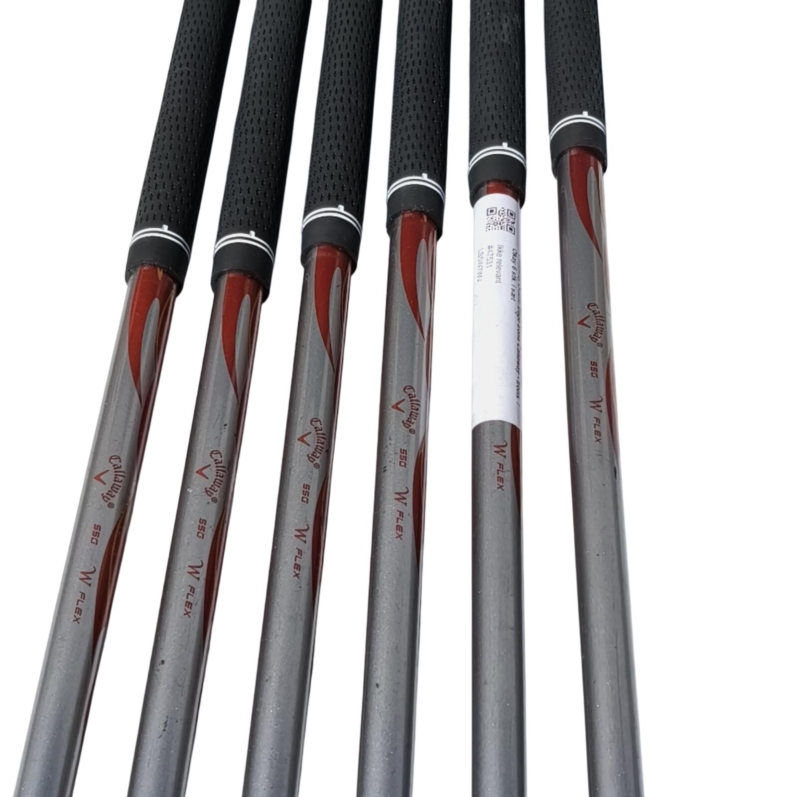 Callaway Diablo Edge IJzerset / 6-PW+SW / Flex Ladies / Grafiet 4/7