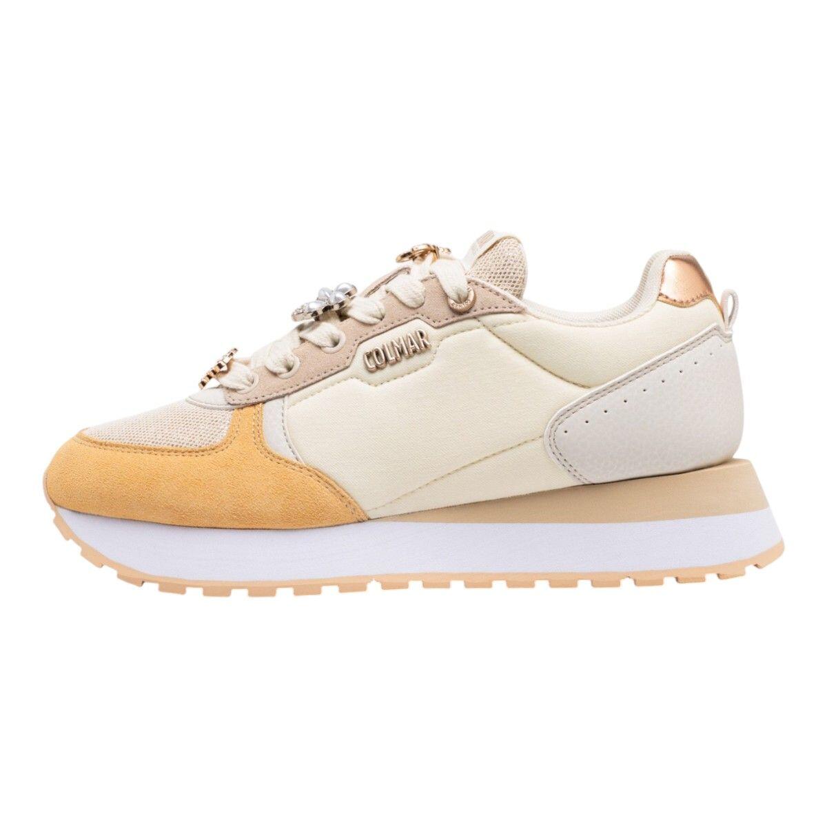 Baskets Femme Baskets Colmar TRAVIS FANCY Beige Colmar 3/4