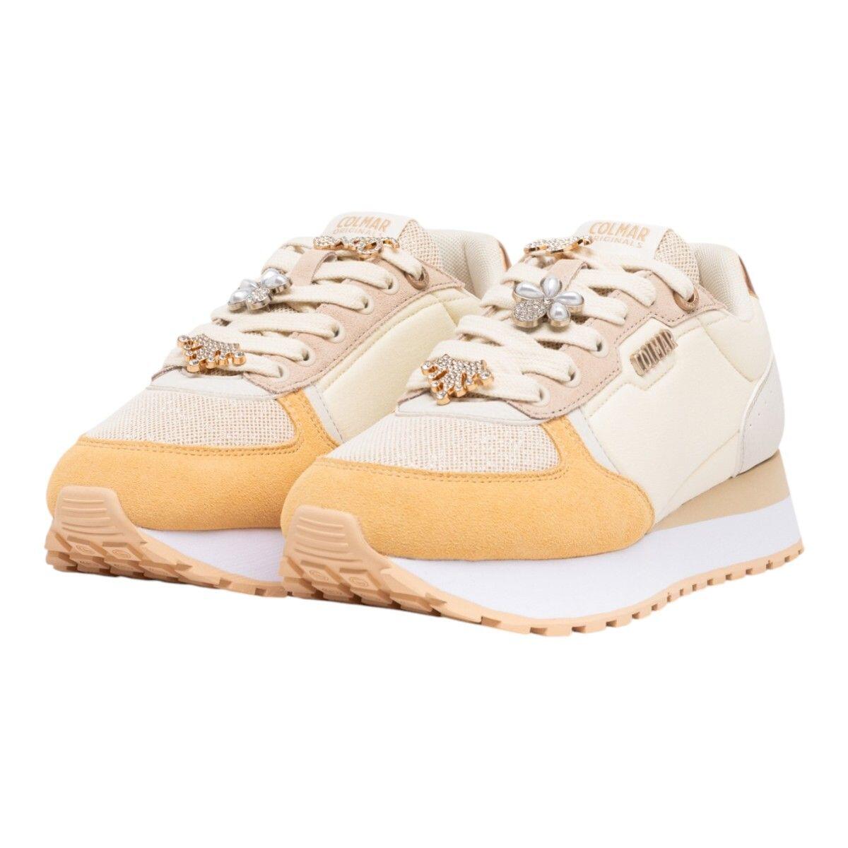 Baskets Femme Baskets Colmar TRAVIS FANCY Beige Colmar 2/4