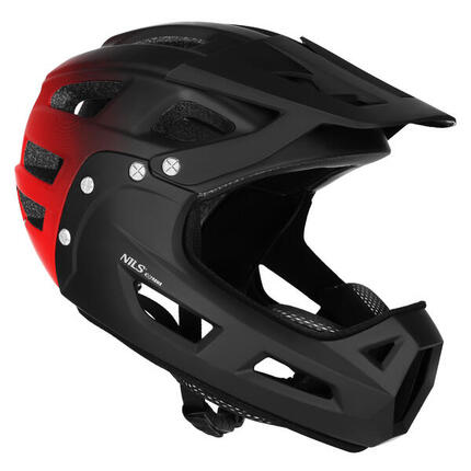 Kask rowerowy Full Face MTB Nils Extreme MTW101 regulowany
