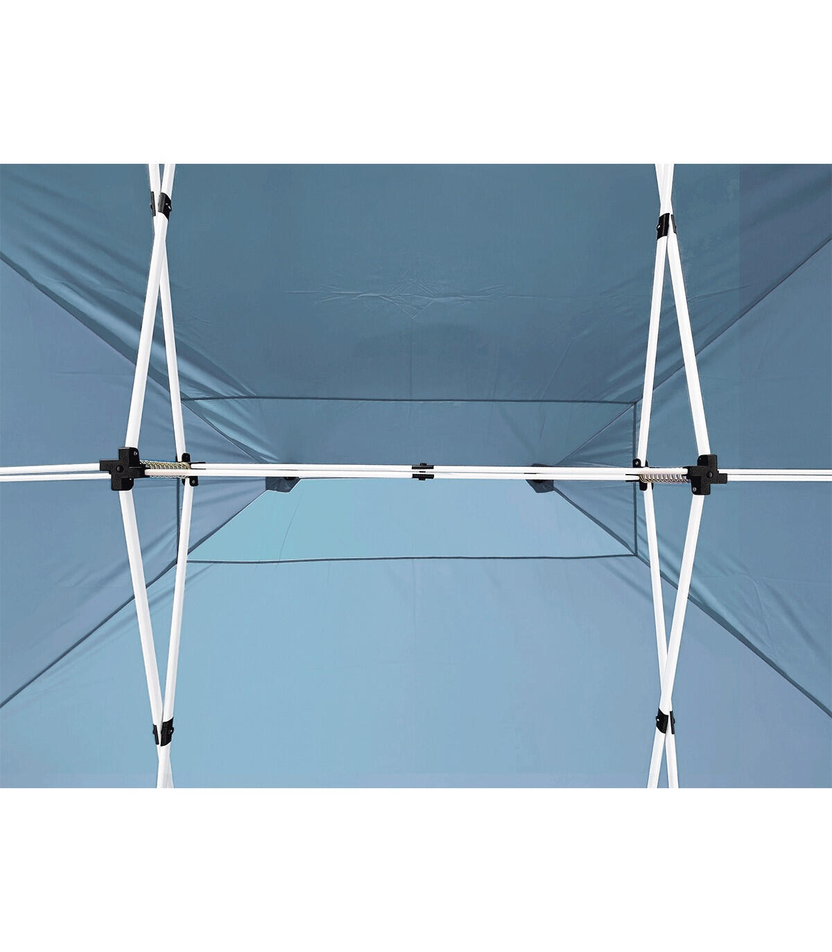 Tenda Dobrável 3x4,5m Impermeável Gazebo Jardim Eventos e Feiras Cinza 3/6