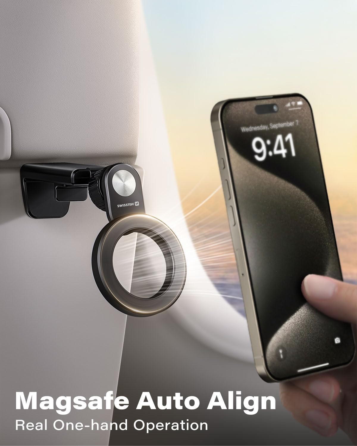 Stand SWISSTEN Phone Holder MagSafe para prateleira e mesa 6/7