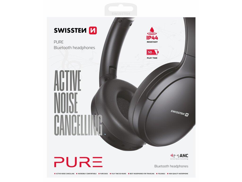 SWISSTEN Pure Auriculares Bluetooth ANC preto 2/3