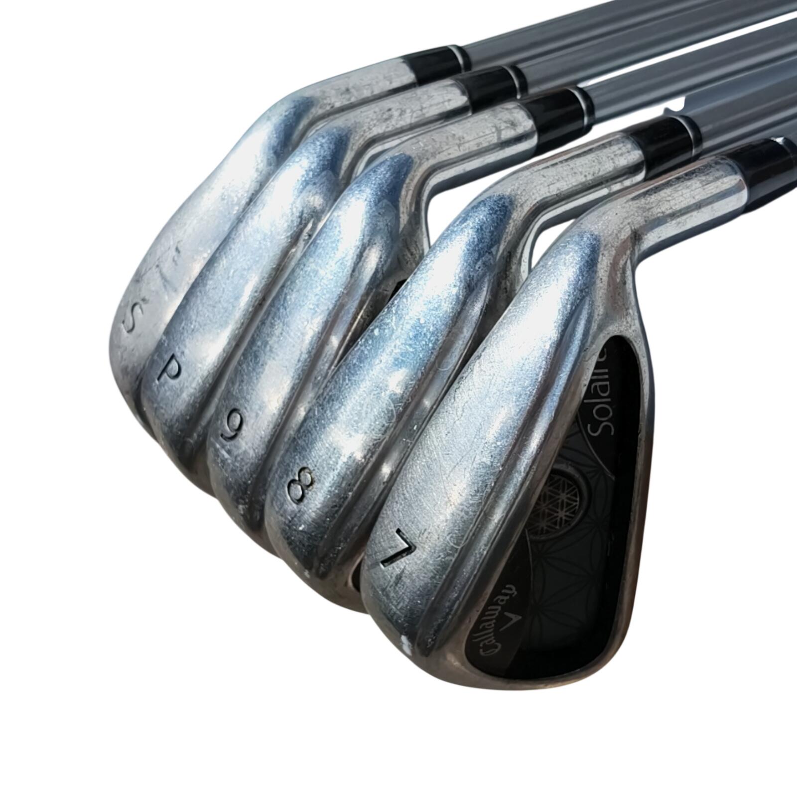 Callaway Solaire IJzerset / 7-PW+SW / Flex Ladies / Grafiet 3/7