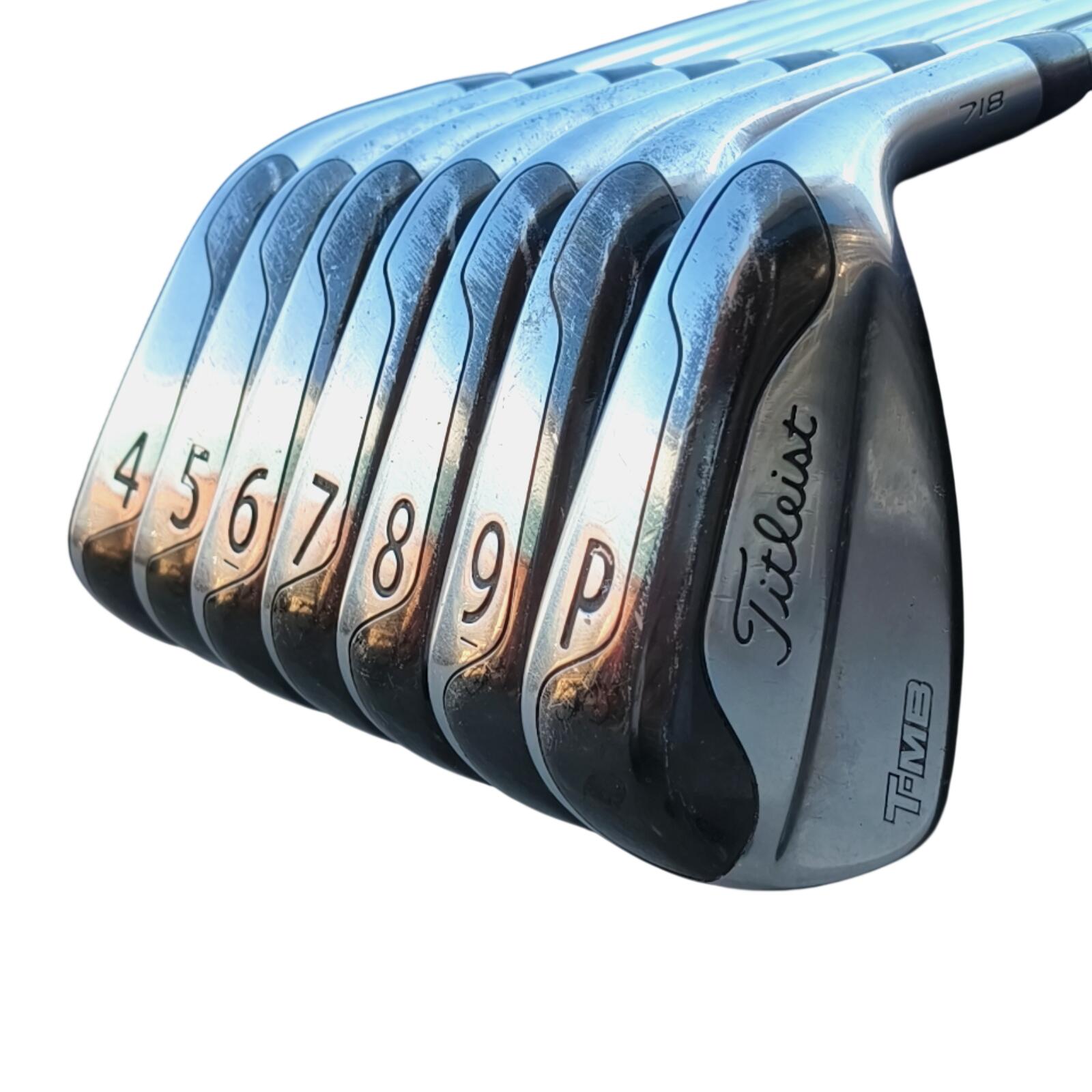 Titleist T-MB 718 IJzerset / 4-PW / Flex Stiff / Staal 3/7