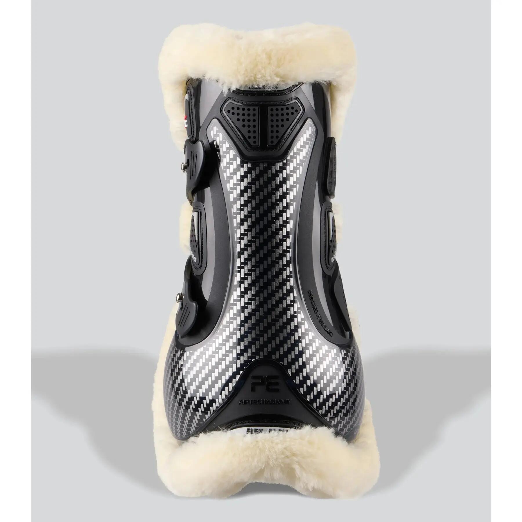 Protège-tendons pour cheval en laine Premier Equine Carbon Pro Techno 3/6