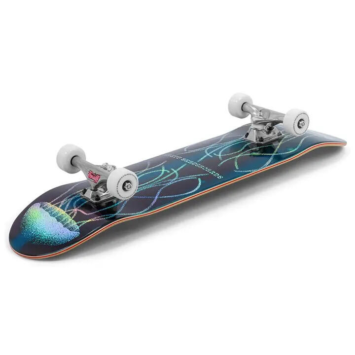 ENUFF Skateboard Complet Abyss Hologram Jellyfish 8" 3/6
