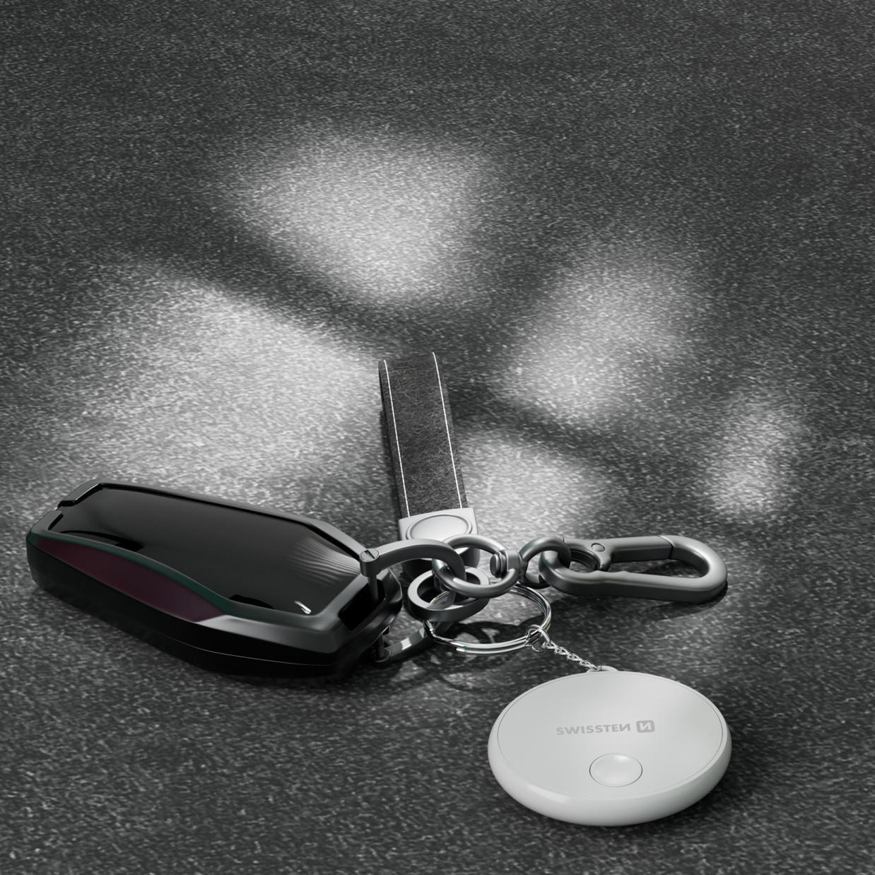 Localizador SWISSTEN FindTag com Apple FindMy, branco 3/6