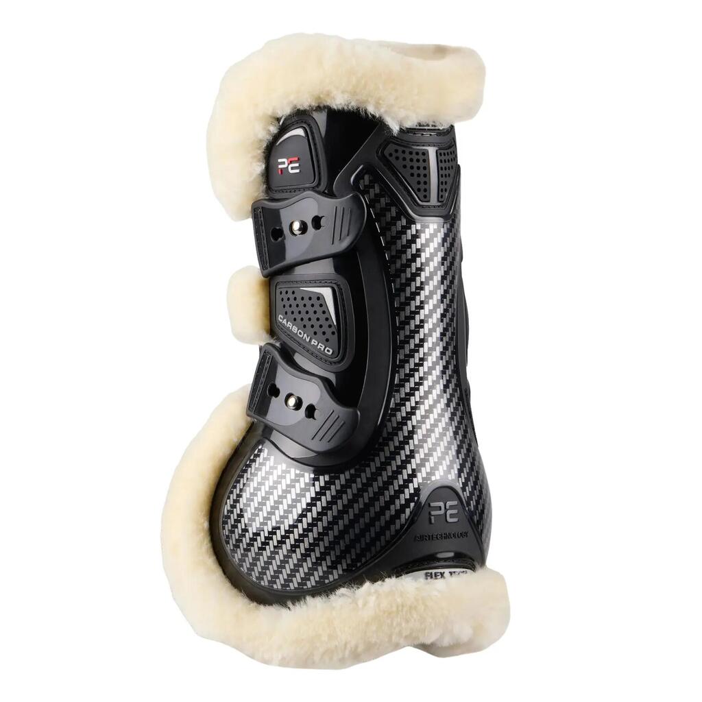 Wool knee boots for horses Premier Equine Carbon Pro Techno