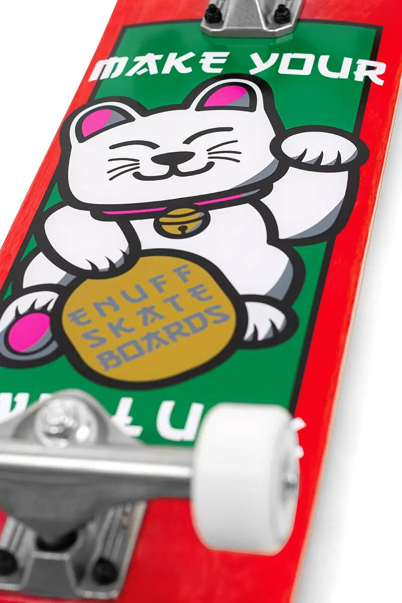 ENUFF Skateboard Complet Lucky Cat Rouge 4/6