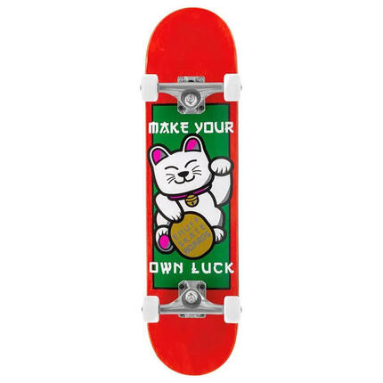 ENUFF Skateboard Complet Lucky Cat Rouge