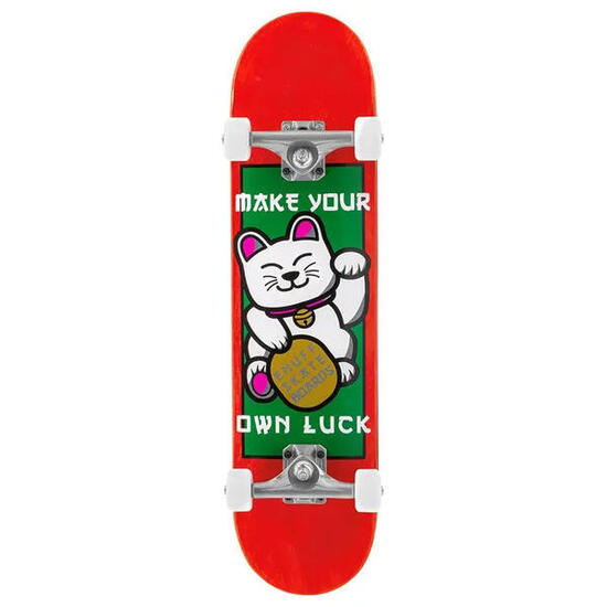 ENUFF Skateboard Complet Lucky Cat Rouge
