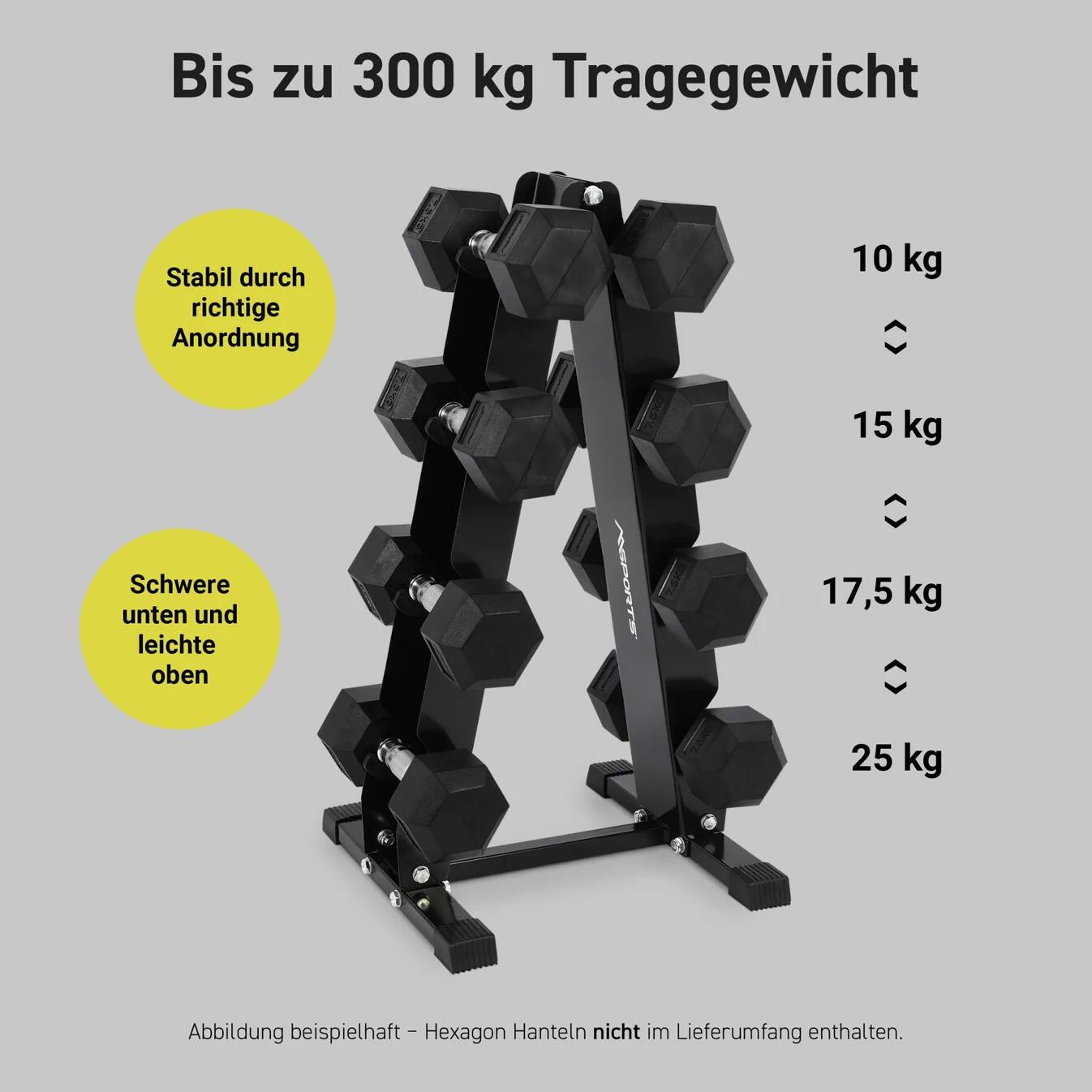 Support pour haltères haut de gamme 4/7