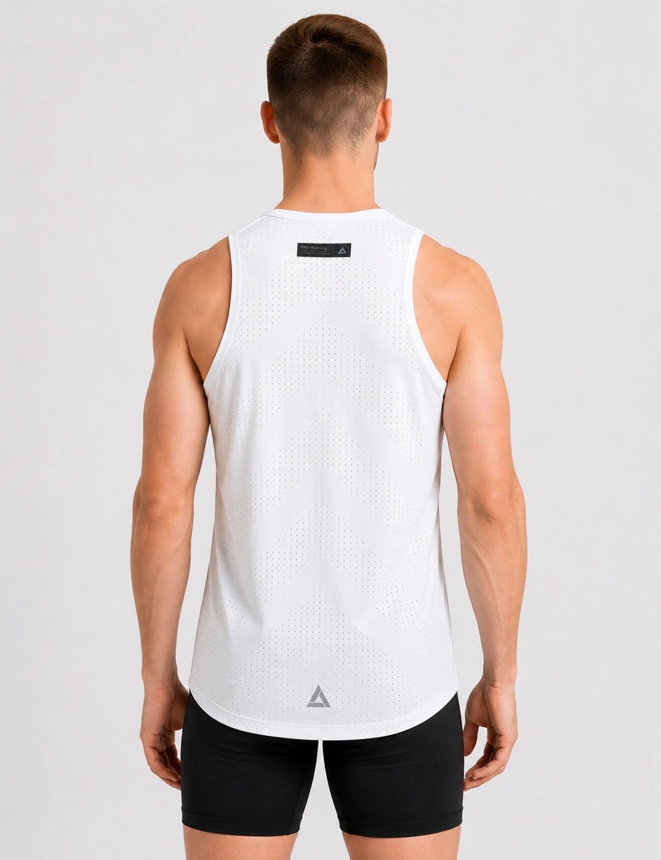 Herren Laufshirt Ärmellos Kurzarm Running Tank-Top Pro Line II Cloud 2/4