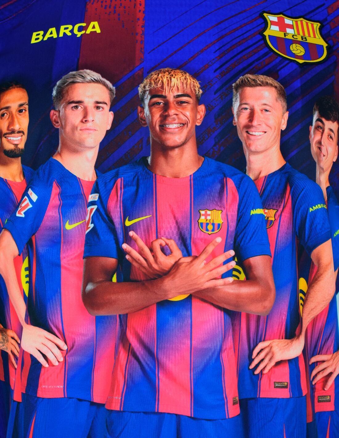 Camiseta Niño FC Barcelona Players 2026/27 Azulgrana 4/4