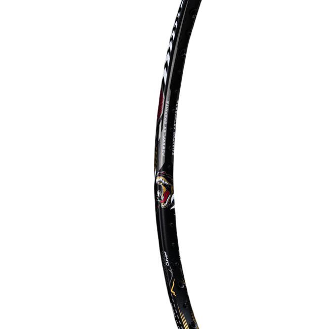 Unbesaitet Badmintonschläger – T-Rex 800 Schwarz 6/7