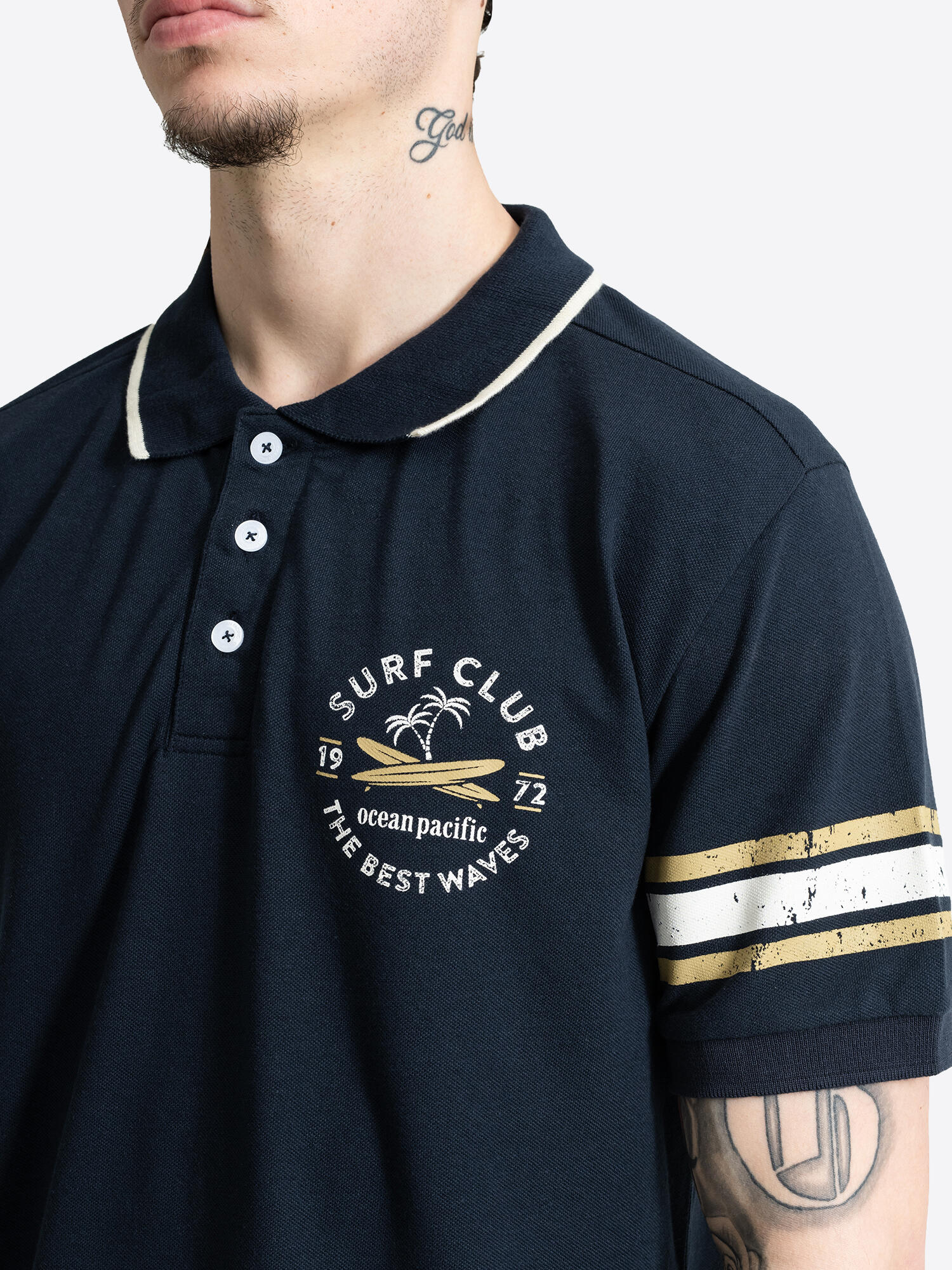 OCEAN PACIFIC Herren Poloshirt normale Passform CANGGU 6/6